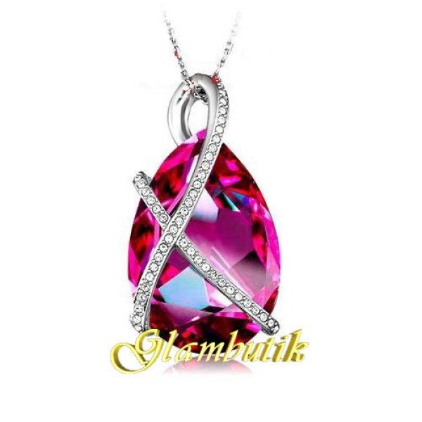 Подвеска SWAROVSKI Магия в розовом кристалле