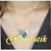 Подвеска SWAROVSKI Лебедь с кристаллом