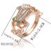 Кольцо Swarovski Сверкающая лягушка