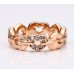 Кольцо в стиле Chopard Коронованное сердцами
