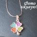 Подвеска SWAROVSKI Радужный клевер
