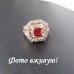 Ювелирное кольцо Изящество Garnet