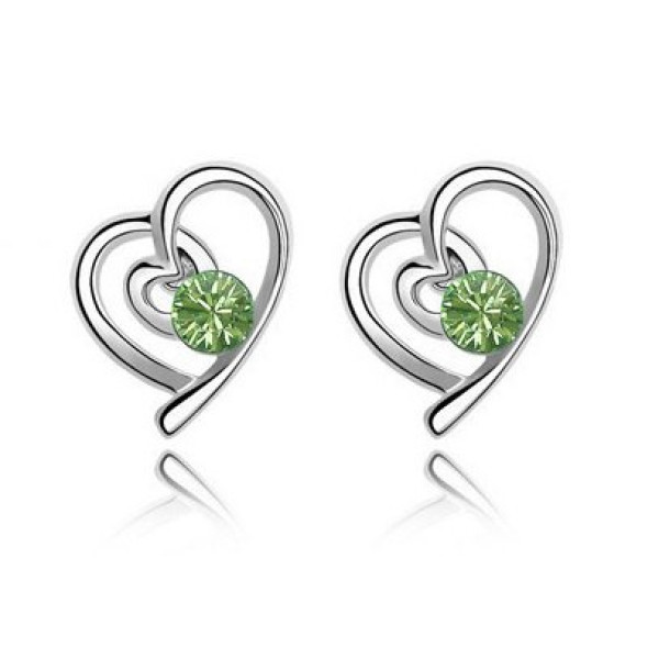 Ювелирные серьги Heart to Heart Emerald