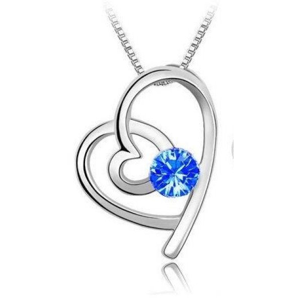 Ювелирная подвеска Heart to Heart Sapphire