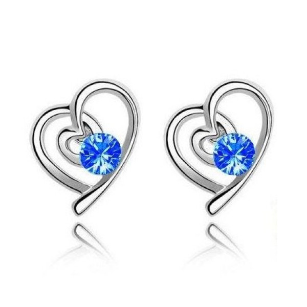 Ювелирные серьги Heart to Heart Sapphire