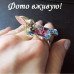 Эксклюзивное кольцо Колибри на цветке