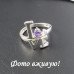 Кольцо в стиле Tiffany Love с цирконом
