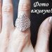 Кольцо посеребрённое ELBA