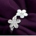 Кольцо в стиле Tiffany Цветочки с цирконом