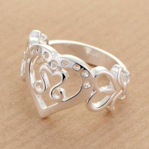 Кольцо Tiffany Воздушное сердце-уценка 1