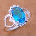 Кольцо в стиле Tiffany Небесная дымка