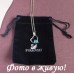 Подвеска SWAROVSKI Капля любви голубая