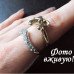 Кольцо Бант с сердцем
