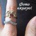 Кольцо Бант с сердцем