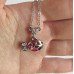 Подвеска SWAROVSKI Рыбка с кристаллом