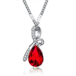 Ювелирная подвеска Swarovski Алекто красная