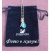Ювелирная подвеска Swarovski Роза кристалл