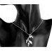 Серебрённая подвеска Листья