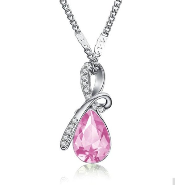 Ювелирная подвеска Swarovski Алекто розовая