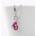 Ювелирная подвеска Swarovski Алекто малиновая