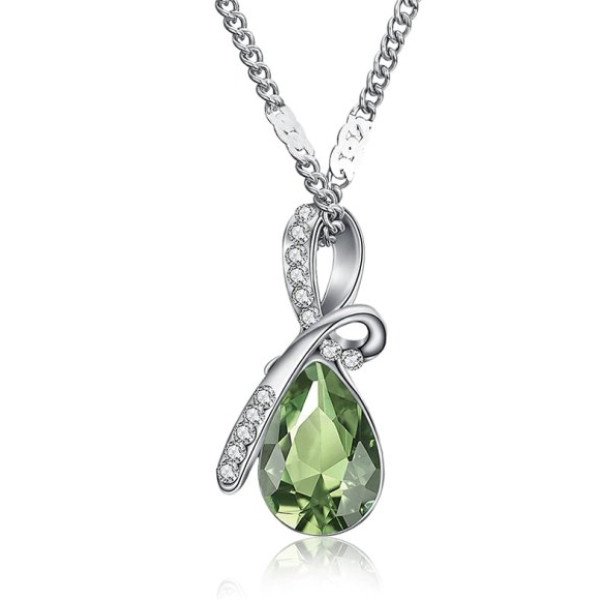 Ювелирная подвеска Swarovski Алекто салатовая