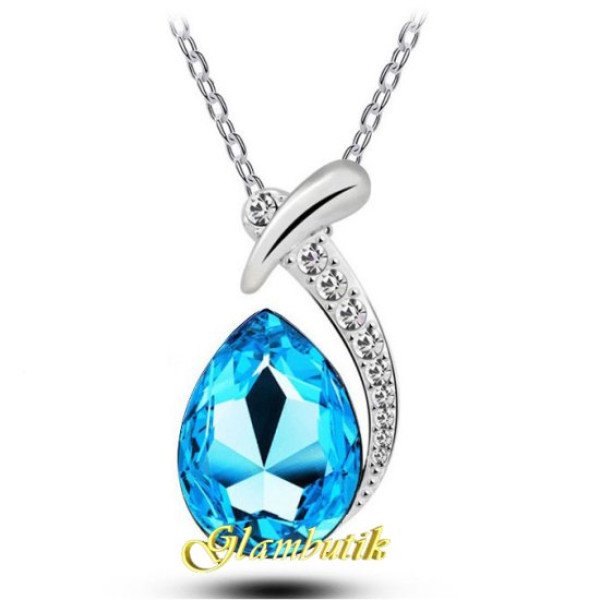 Подвеска SWAROVSKI Tereza голубая