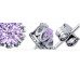 Серьги Короны с фианитами