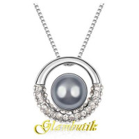 Подвеска CHANEL Мисси дымка в белом