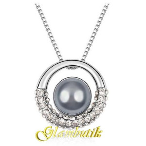 Подвеска CHANEL Мисси дымка в белом