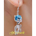 Ювелирные серьги Swarovski Кошки