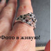 Кольцо в стиле  Swarovski  Леопард