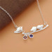Подвеска Tiffany Птички с кристаллами