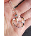 Подвеска на цепи Tiffany  сердце Love