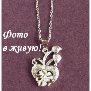 Подвеска Tiffany Цветочное сердце