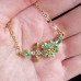 Подвеска SWAROVSKI Bee and flower зеленая