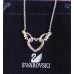 Подвеска SWAROVSKI Сердце на крыльях siren