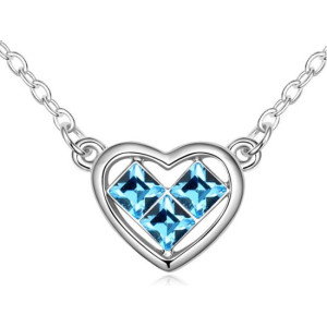 Подвеска SWAROVSKI Олимпия голубая