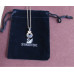 Подвеска SWAROVSKI Искры лета синие 