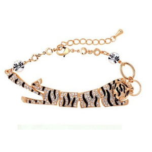 Браслет SWAROVSKI Тигрица золотая
