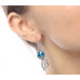 Ювелирные серьги Swarovski Кошки
