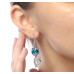 Ювелирные серьги Swarovski Кошки