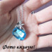 Подвеска SWAROVSKI Стрекоза на кристалле