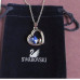 Подвеска SWAROVSKI Сердце в романтике синее