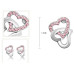 Серьги SWAROVSKI Соединенные сердца roz