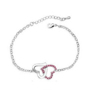 Браслет SWAROVSKI Соединенные сердца roz
