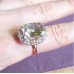 Кольцо золотая Flora crystal