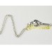 Подвеска SWAROVSKI Ключ голубой с кристаллом