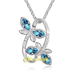 Подвеска SWAROVSKI Весна в голубом