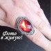 Родированное кольцо Амелия
