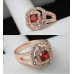 Ювелирное кольцо Изящество Garnet
